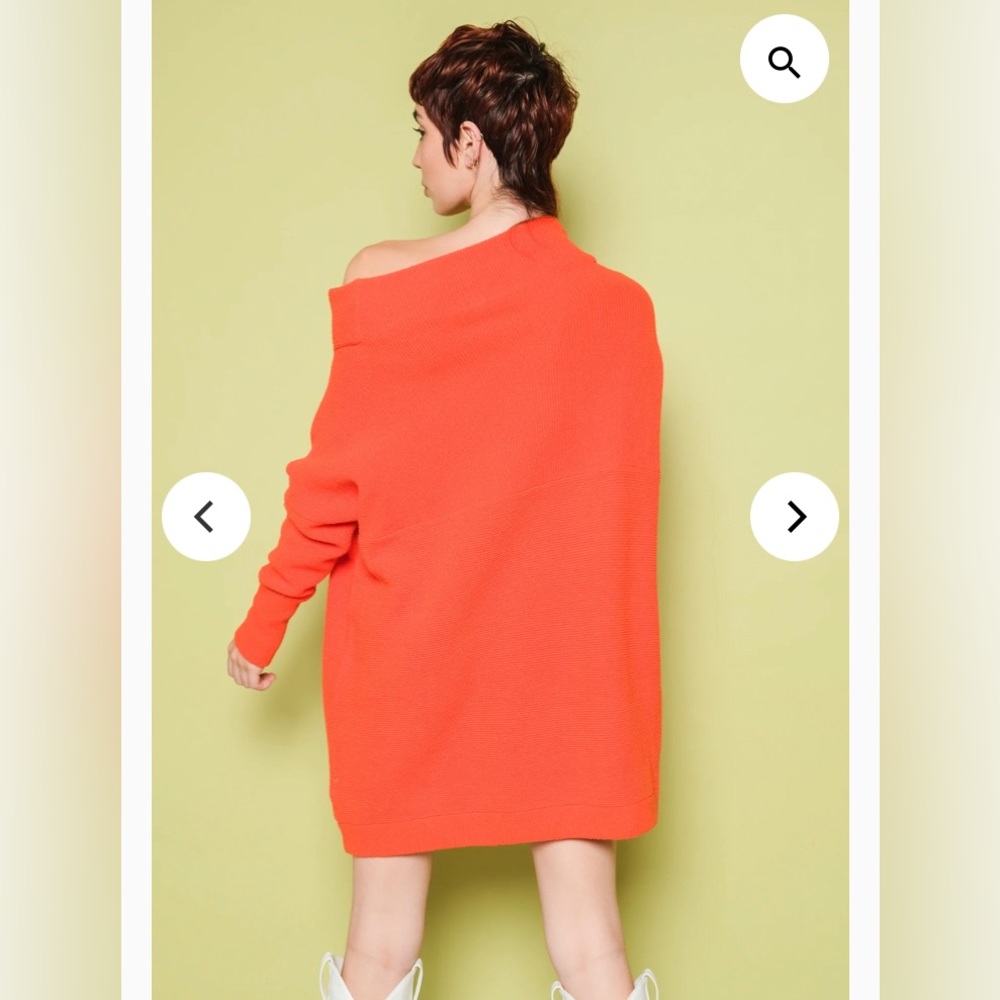 Free People Orange Cozy Sweater - Picture 11 of 11
